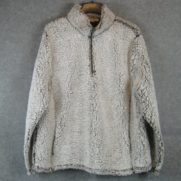 Linda Anderson Teddy Fleece Pullover Jacket Brown 2XL NWT - Picture 5 of 5